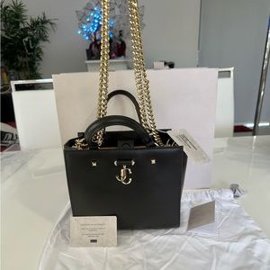 Gorgeous Jimmy Choo Varenne Tote Bag Small Black. Brand new, never used.